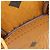 Zaino MCM in PVC marrone con logo - vista 8