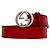 Cinturón Gucci de cuero rojo Roja