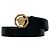 Medusa Versace Black Leather Belt