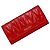 Cartera larga de cuero rojo Matelasse Miu Miu Roja - vista 2
