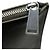 Clutch in pelle Bottega Veneta Nero Verde Cachi - vista 9