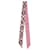 Zucca Sciarpa lunga in seta Fendi rosa