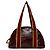 Borsa Boston Miu Miu Bordeaux e Giallo in Pelle Lucida Bordò - vista 2