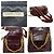 Borsa Boston Miu Miu Bordeaux e Giallo in Pelle Lucida Bordò - vista 7