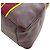 Borsa Boston Miu Miu Bordeaux e Giallo in Pelle Lucida Bordò - vista 8