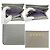 Cartera de doble pliegue gris Gucci Castaño - vista 4