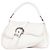 Dior da Galliano SS06 'Gaucho' Whipstitch Double Saddle Shoulder Bag Bianco