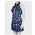 Louis Vuitton Blauer Seidenrock & Oberteil Set Gr. 36 Gebraucht - Ansicht 2