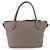 Borsa a mano in pelle grigia Prada Marrone - vista 3