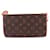 Borsa Louis Vuitton Monogram Pochette Tirette Mini Marrone - vista 2