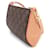 Borsa Louis Vuitton Monogram Pochette Tirette Mini Marrone - vista 3