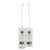 Cartera larga redondeada Tory Burch Negro Blanco - vista 11