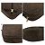 Borsa a tracolla Vara Salvatore Ferragamo Marrone - vista 11