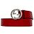 Gucci Red Leather Belt - view 2