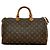 Borsa Boston Louis Vuitton Speedy 35 Marrone - vista 2