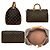 Borsa Boston Louis Vuitton Speedy 35 Marrone - vista 3