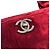 Borsa Tote Chanel Coco Mark Rosso - vista 13