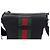 Borsa a tracolla Gucci in tela nera e pelle Nero - vista 10