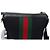 Borsa a tracolla Gucci in tela nera e pelle Nero - vista 11