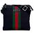 Borsa a tracolla Gucci in tela nera e pelle Nero - vista 2
