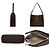 Borsa a tracolla in pelle marrone Burberry - vista 3