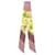 Sciarpa Twilly Hermès rosa e giallo  - vista 1