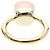 Anello Nude Classic di Pomellato in oro rosa e quarzo D'oro - vista 3
