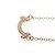 Tiffany & Co Collana Tiffany T Smile Micro Size D'oro - vista 3