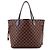Borsa Tote Louis Vuitton Neverfull MM Damier Fuschia Damier ebene