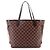 Borsa Tote Louis Vuitton Neverfull MM Damier Fuschia Damier ebene - vista 2