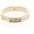 Gucci Octagonal Diamond Band Ring Golden - Ansicht 3