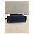 Coco Handle Borsa Chanel Classic Flap in pelle caviar blu navy Blu scuro - vista 5