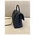 Coco Handle Borsa Chanel Classic Flap in pelle caviar blu navy Blu scuro - vista 6