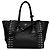 Borsa in pelle nera Prada 2 in 1 Nero - vista 2