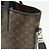 Borsa Tote Louis Vuitton Monogram Macassar Davis Marrone Nero - vista 7