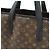 Borsa Tote Louis Vuitton Monogram Macassar Davis Marrone Nero - vista 9