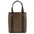 Borsa Tote Louis Vuitton Damier Cabas Bobour Marrone