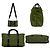 Borsa a tracolla 2-way Prada verde kaki Cachi - vista 3