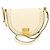 Fendi Moonlight Flap aus Leder mit Plexiglas-Detail Weiß