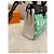 Borsa Hermès Herbag Zip 31 Tela H Plume CC Maillons & Co Nero Beige Verde - vista 8