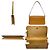 Céline Borsa a tracolla in pelle Macadam Celine Beige - vista 3
