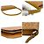 Céline Borsa a tracolla in pelle Macadam Celine Beige - vista 6