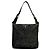 Borsa a tracolla in denim e pelle grigio e nero Prada Marrone
