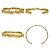 Bracciale con charm Christian Dior in oro D'oro - vista 3