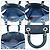 Borsa Tote Christian Dior Granville Blu Verde - vista 4