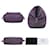 Pochette in nylon viola Prada Porpora - vista 3