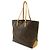 Borsa Tote Louis Vuitton Monogram Cabas Alto Marrone - vista 3