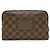 Borsa a tracolla Louis Vuitton in tela Damier Marrone Damier ebene