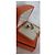 Anello Hermès Kelly in Argento e Oro Rosa Silver hardware Gold hardware - vista 2