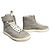 High-Top-Sneaker aus grauem Leder Givenchy - Ansicht 2